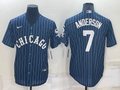 Men's Chicago White Sox Tim Anderson Blue Replica Baseball Jersey