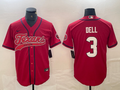 Men's Houston Texans Tank Dell Red Player Jersey Joint Edition