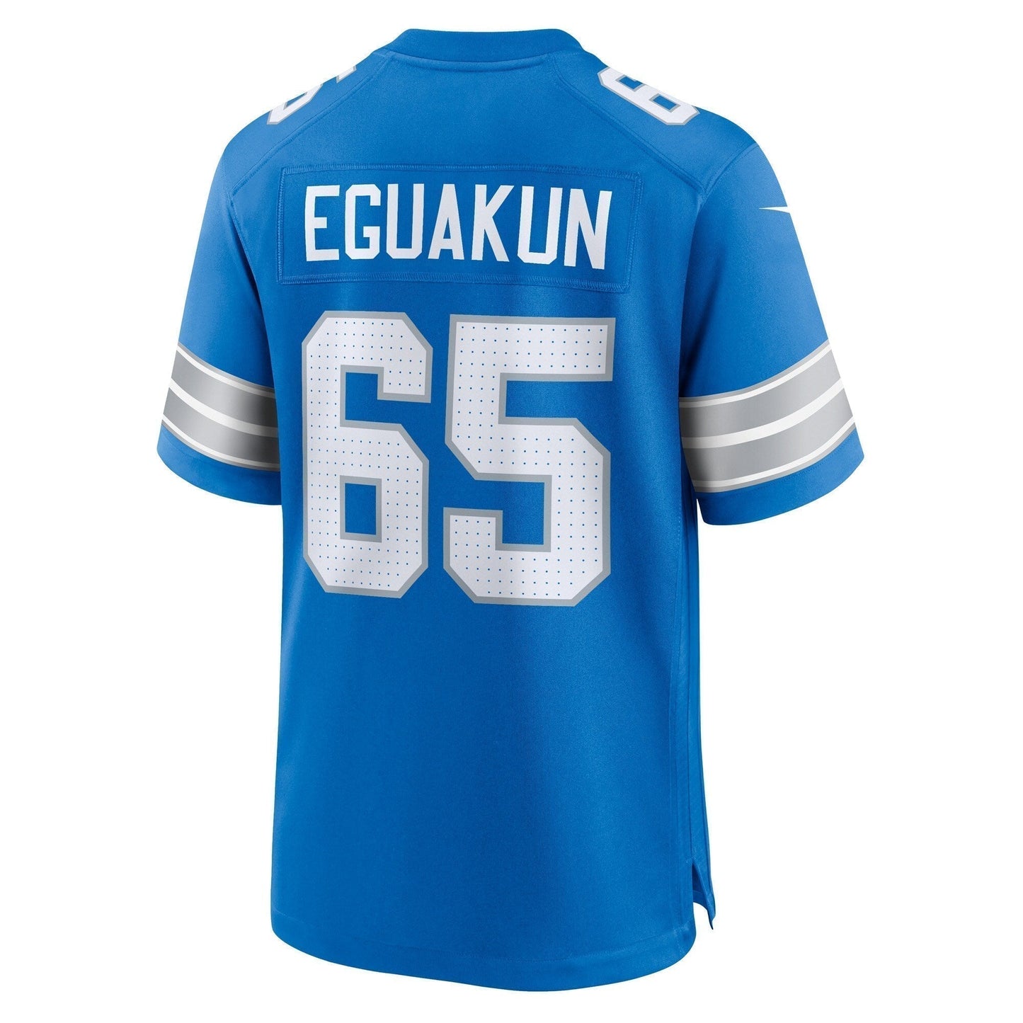 Kingsley Eguakun Detroit Lions  Game Jersey -  Blue