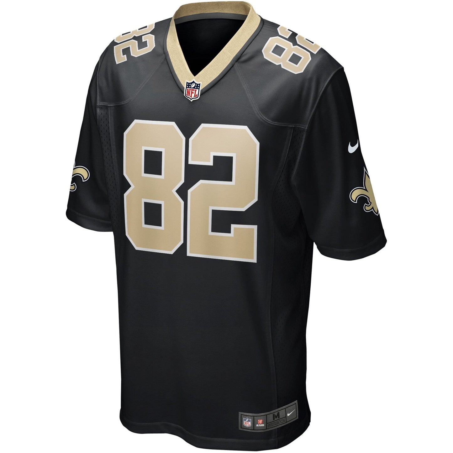 Bob Pollard New Orleans Saints  Game Retired   Jersey - Black