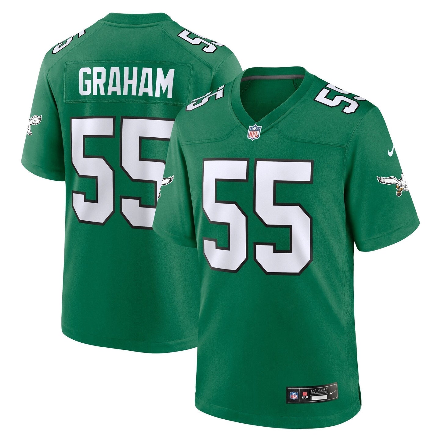Brandon Graham Philadelphia Eagles  Alternate Game Jersey - Kelly Green