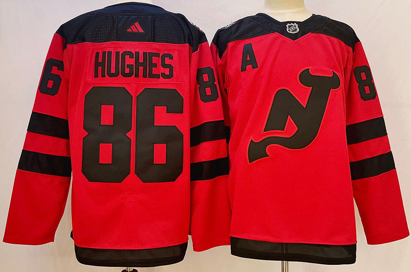 Men's New Jersey1 Devils Chris Kreider #86 Red Game Jersey1