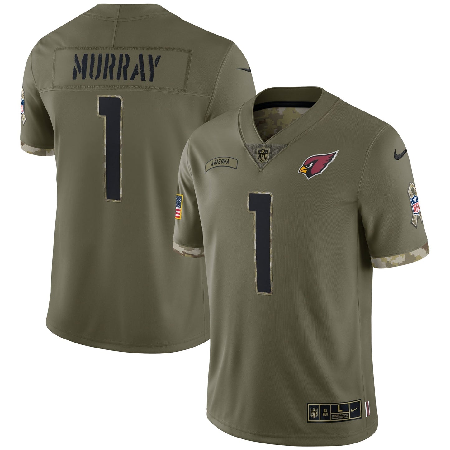Kyler Murray Arizona Cardinals  Salute To Service Limited Jersey - Olive