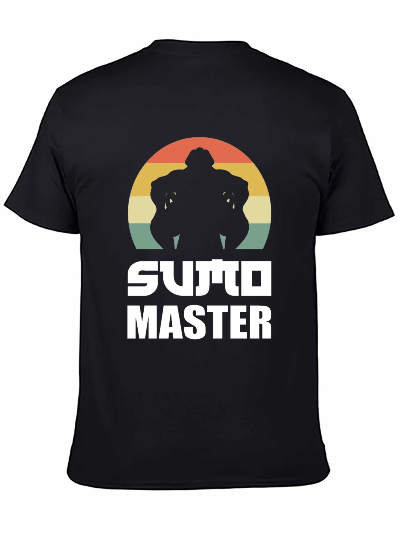 Sumo Master Graphic Tee - Retro Wrestler T-Shirt