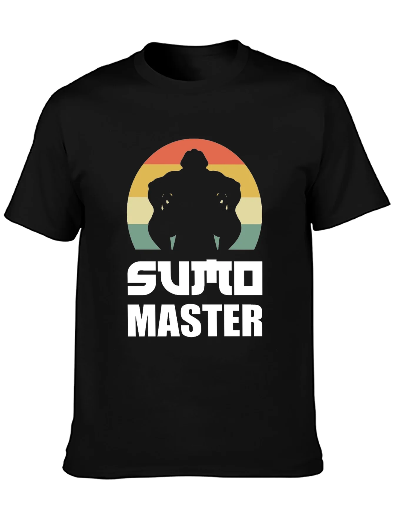 Sumo Master Graphic Tee - Retro Wrestler T-Shirt