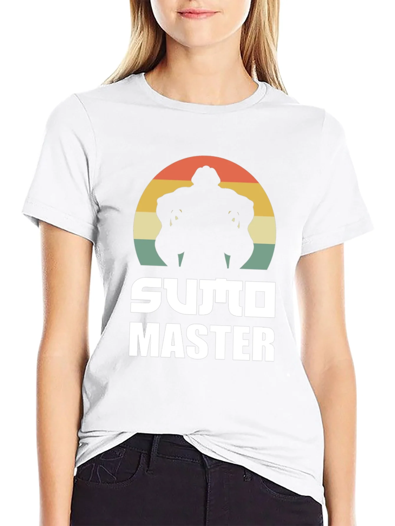 Sumo Master Graphic Tee - Retro Wrestler T-Shirt