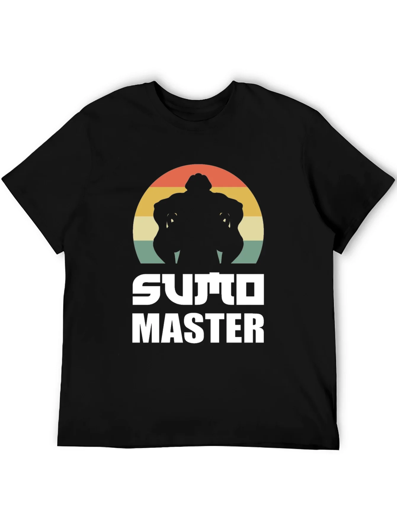 Sumo Master Graphic Tee - Retro Wrestler T-Shirt