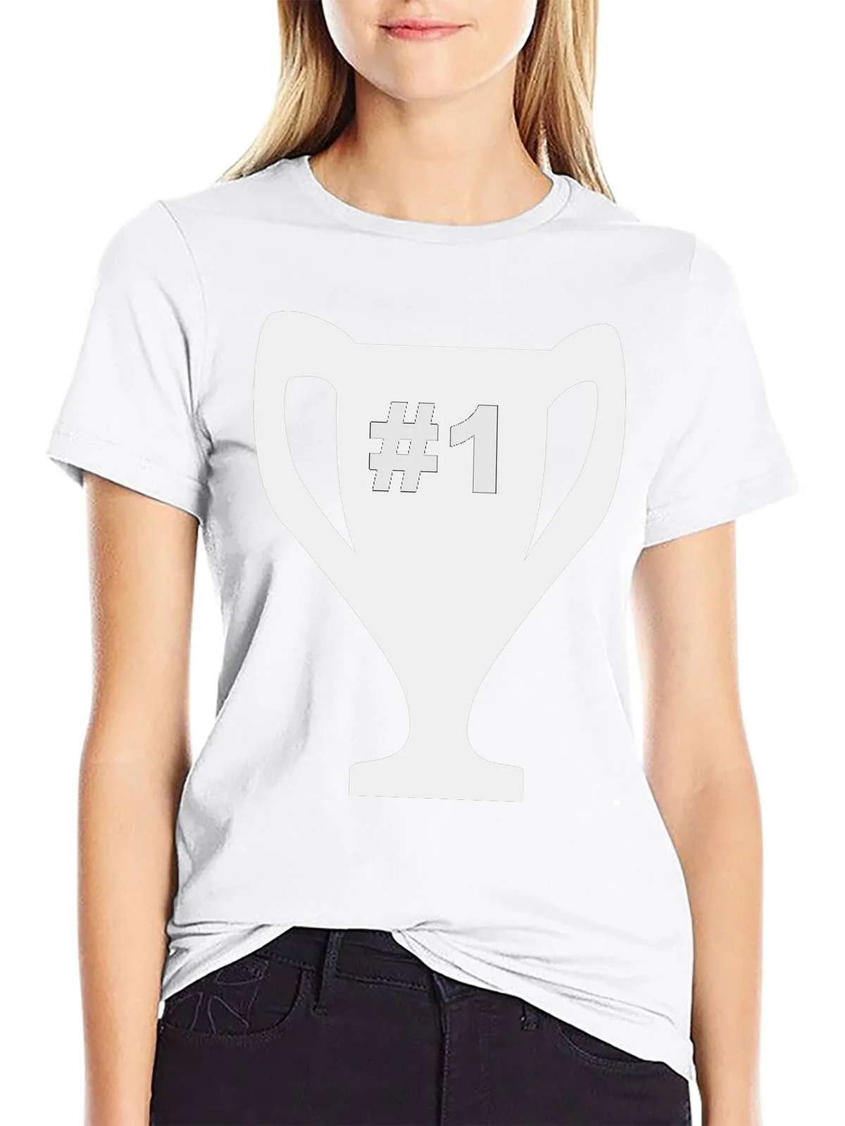 Number One Champion Black Tee