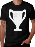 Number One Champion Black Tee