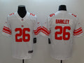 Men's New York Giants #26 Saquon Barkley Jersey1 White