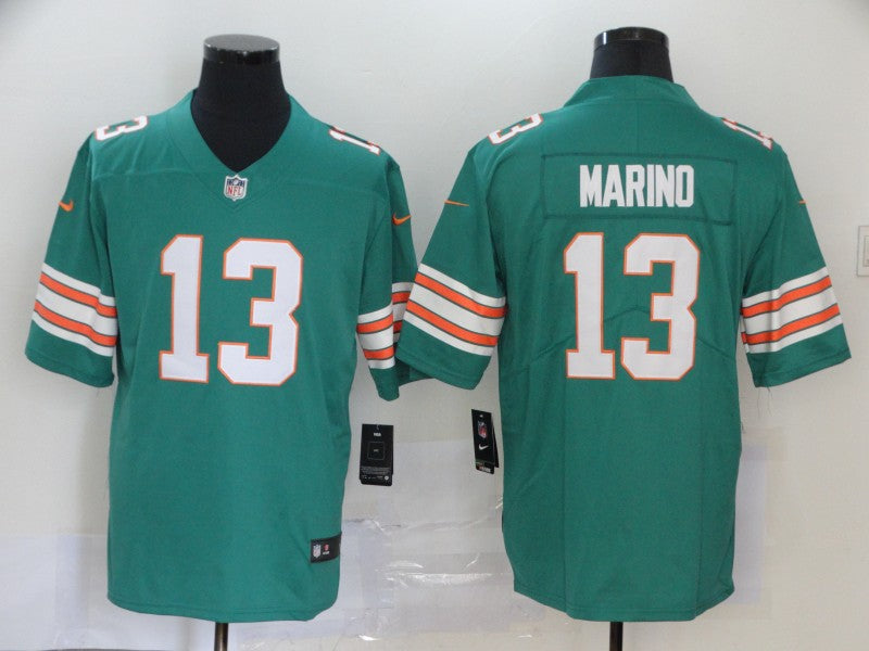 Men's Miami Dolphins Dan Marino Green Game Player Jersey