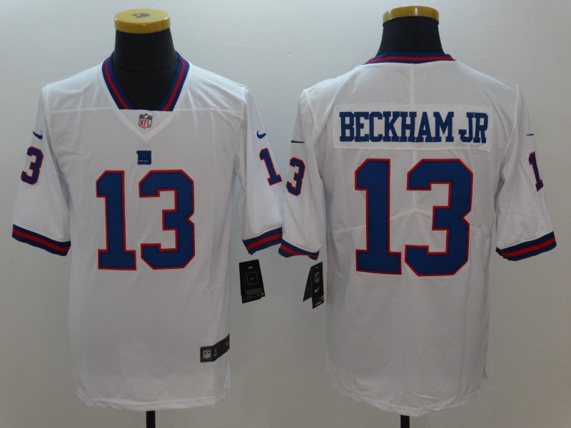 Men's New York Giants Odell Beckham Jr. #13 White Game Player Jersey1