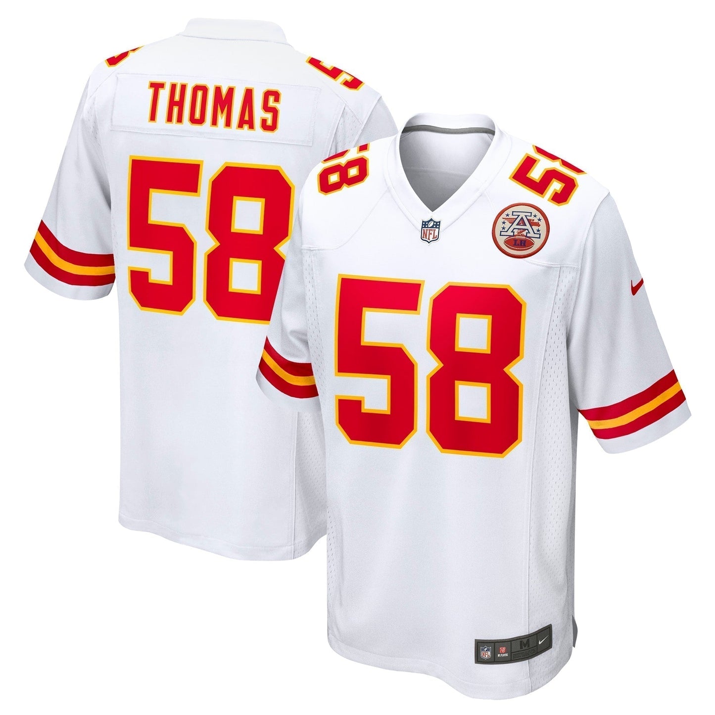 Derrick Thomas Kansas City Chiefs  Retired   Game Jersey - White