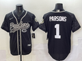 Men's Green Bay Packers Micah Parsons #1 Black RFLCTV Limited Jersey