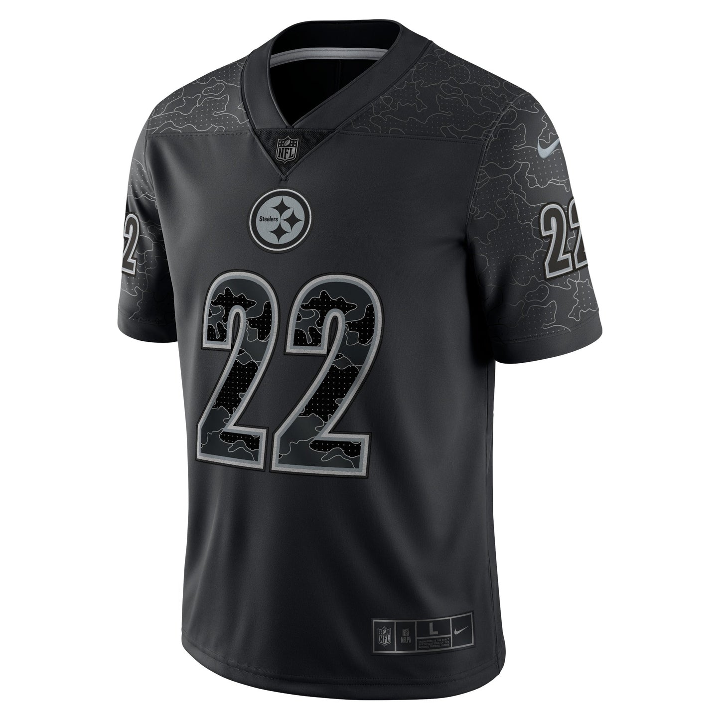 Najee Harris Pittsburgh Steelers  RFLCTV Limited Jersey - Black