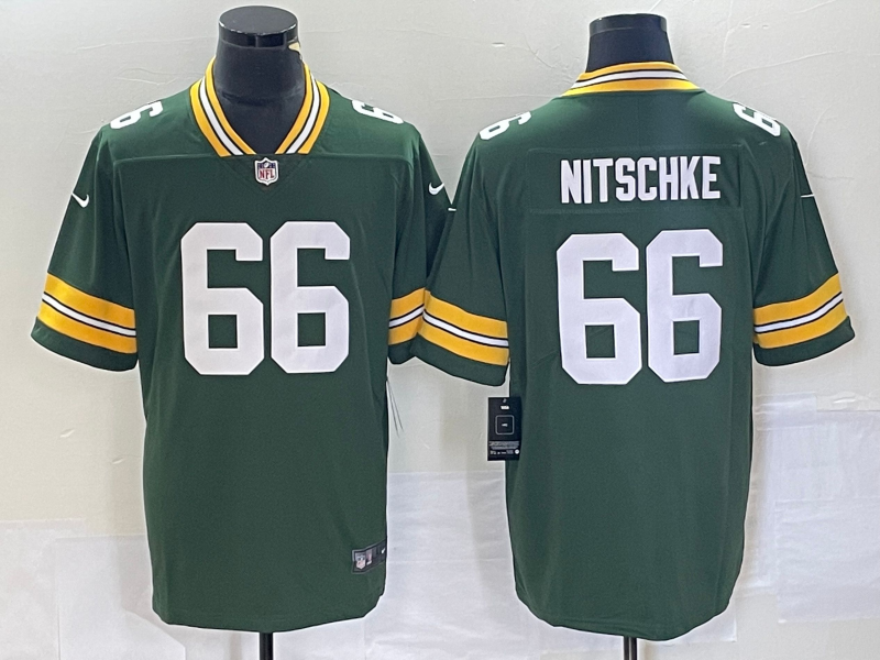 Men's Green Bay Packers Ray Nitschke Green Game Jersey