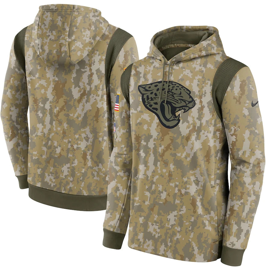 Men's Jacksonville Jaguars 2021 Salute to Service Hoodie Camouflage