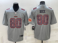 Men's San Francisco 49ers Jerry Rice Gray Atmosphere Game Jersey