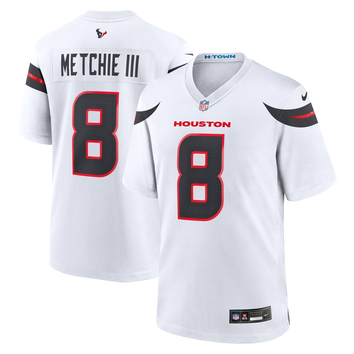 John Metchie III Houston Texans  Game Jersey -  White
