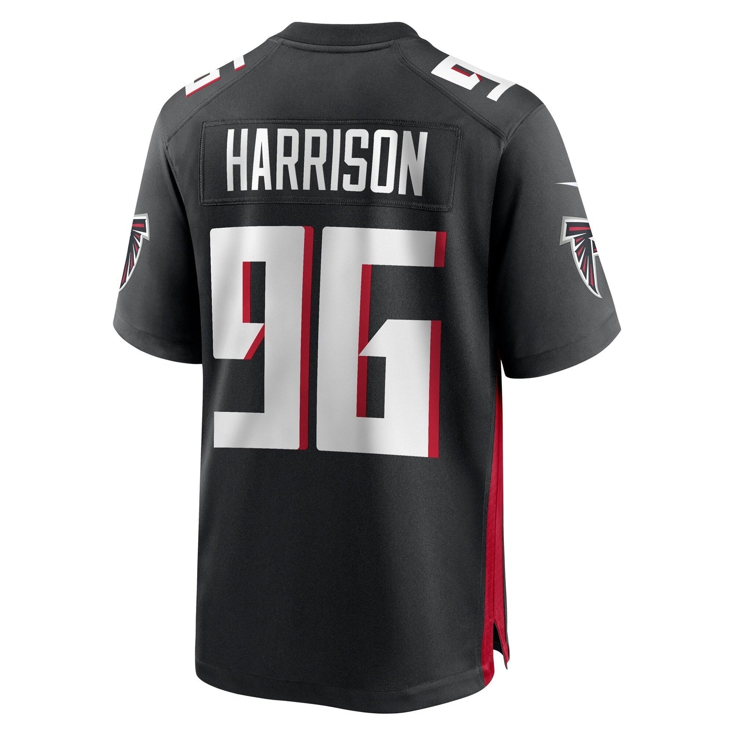 Zach Harrison Atlanta Falcons  Team Game Jersey -  Black