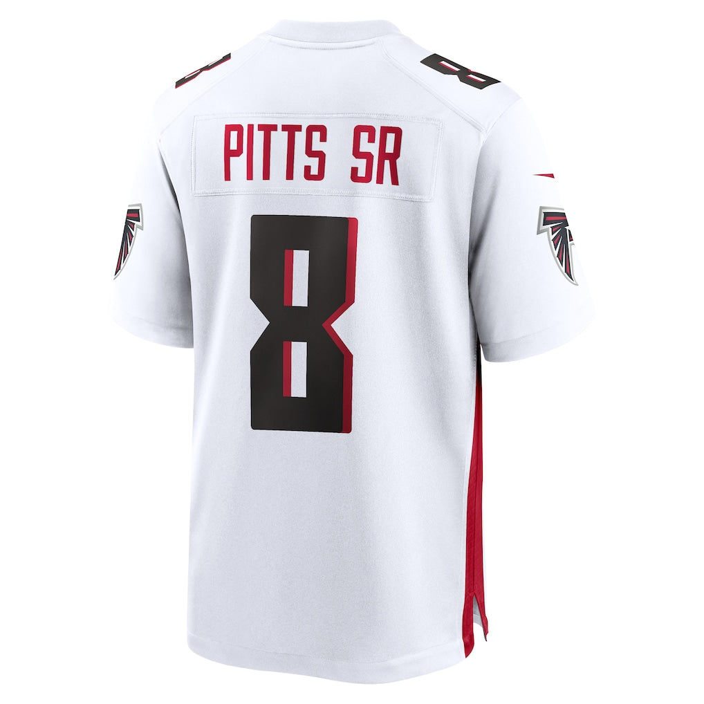 A.Falcons #8 Kyle Pitts Sr. White Game Jersey
