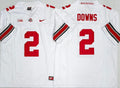 Men's Ohio State Buckeyes Caleb Downs #2 White Player Game Jersey