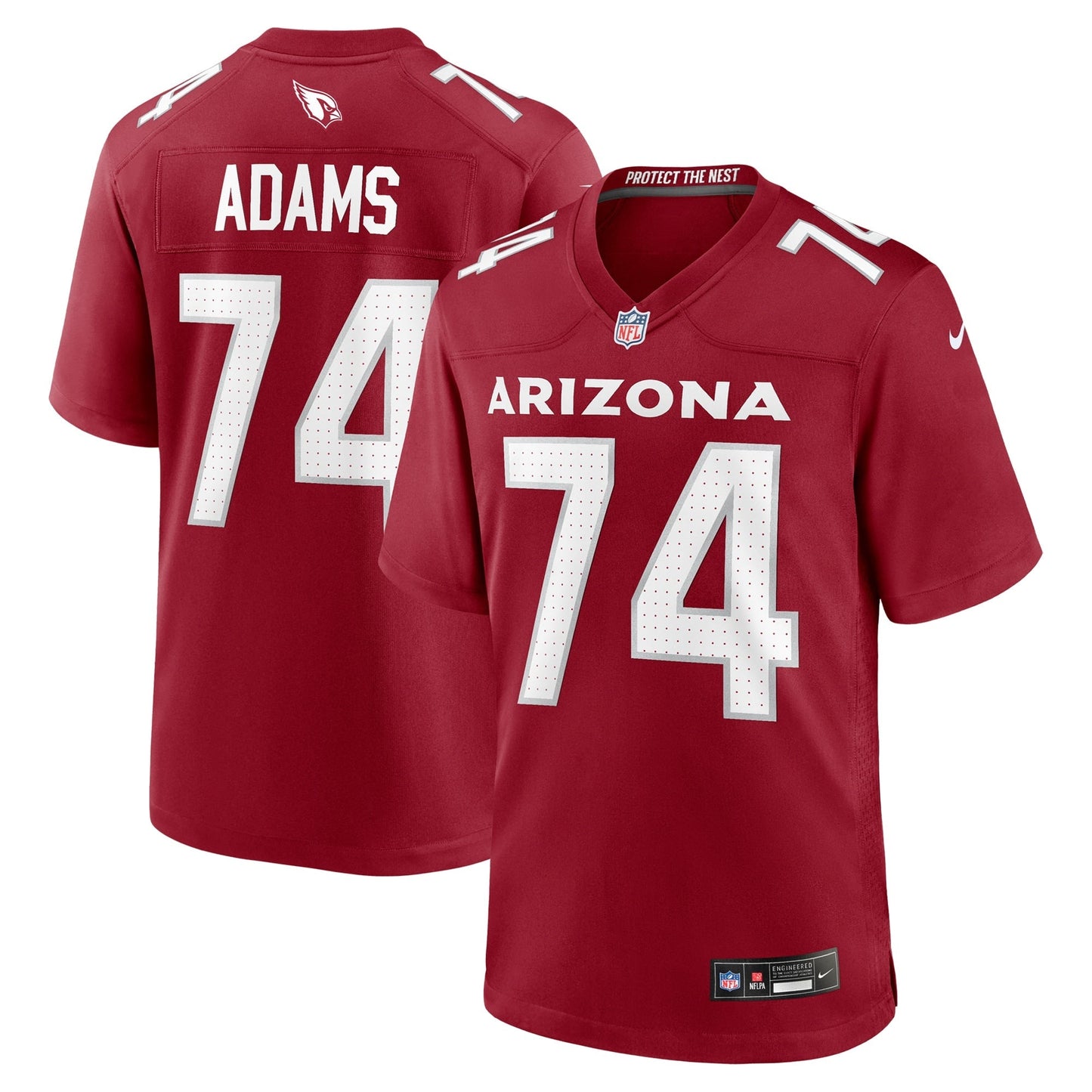 Isaiah Adams Arizona Cardinals  Team Game Jersey -  Cardinal