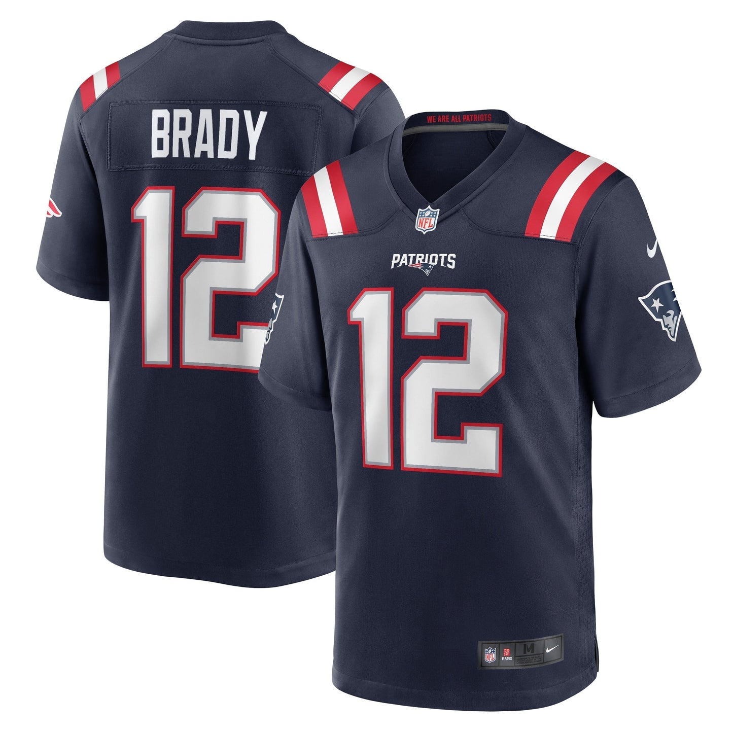 Tom Brady New England Patriots  Game Retired   Jersey - Navy