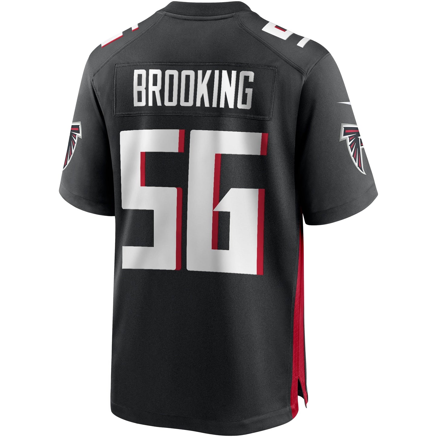 Keith Brooking Atlanta Falcons  Game Retired   Jersey - Black