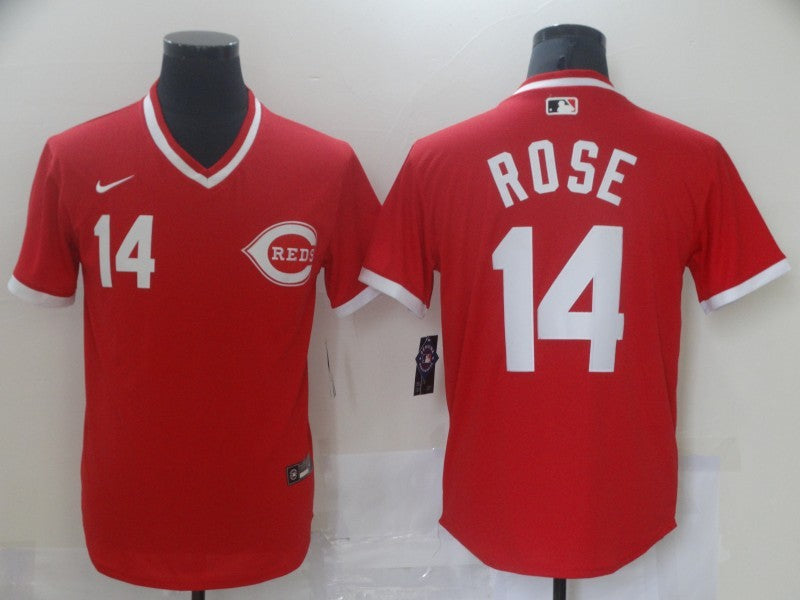Men's Cincinnati Reds Pete Rose Red Player Jersey