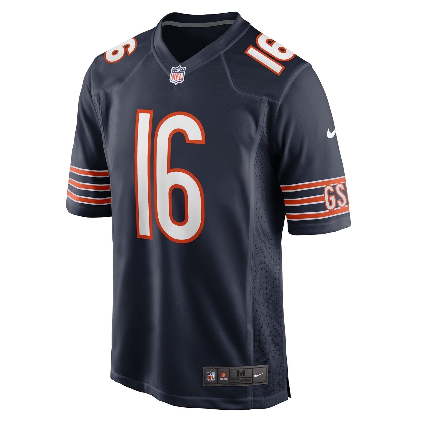 Trenton Gill Chicago Bears  Game   Jersey - Navy