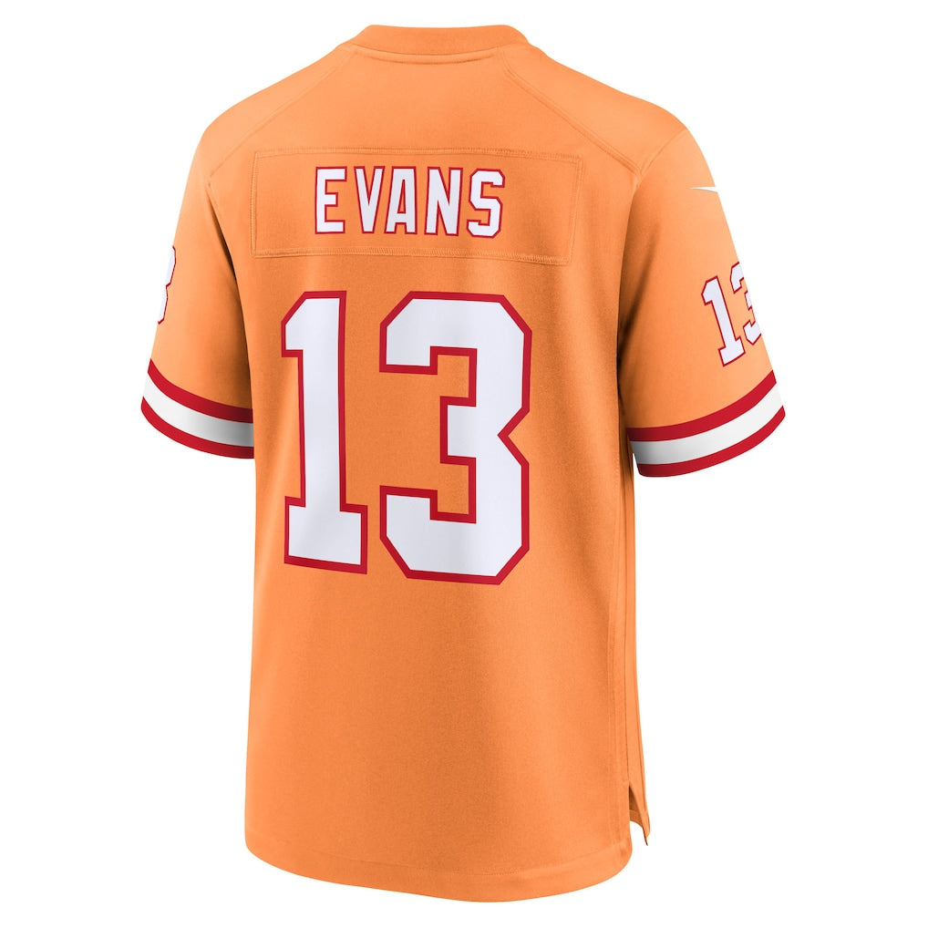 TB.Buccaneers #13 Mike Evans Creamsicle 50th Season Game Jersey