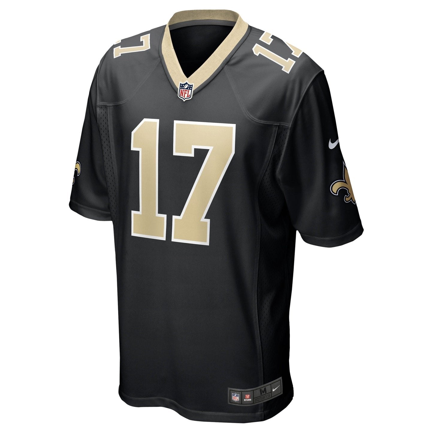A.T. Perry New Orleans Saints  Team Game Jersey -  Black