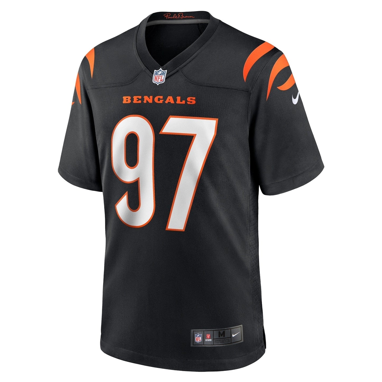 Jay Tufele Cincinnati Bengals  Game   Jersey - Black