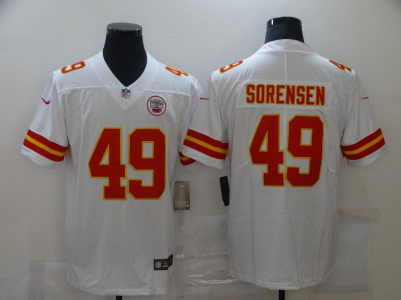 Men's Kansas City Chiefs Daniel Sorensen White Game Jersey