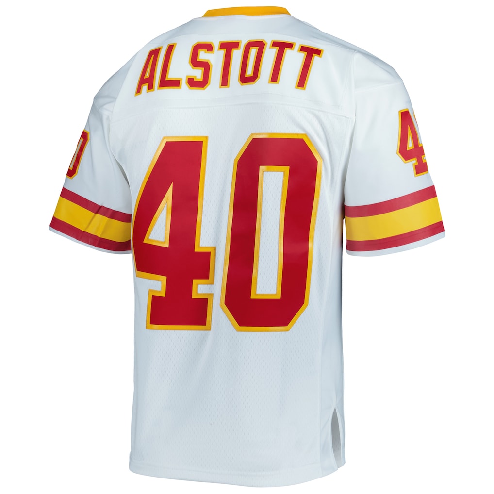 TB.Buccaneers #40 Mike Alstott  White Legacy Replica Jersey