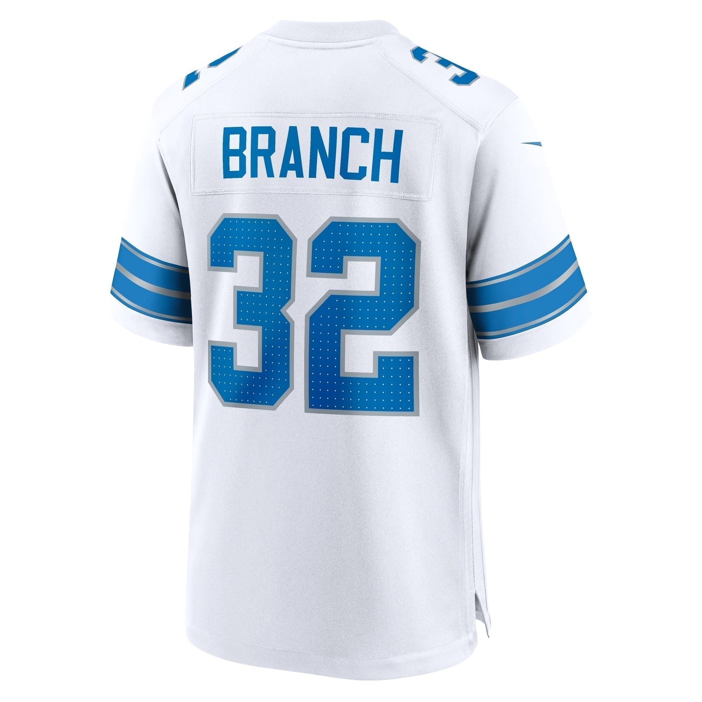 Brian Branch Detroit Lions  White Game Jersey -  White