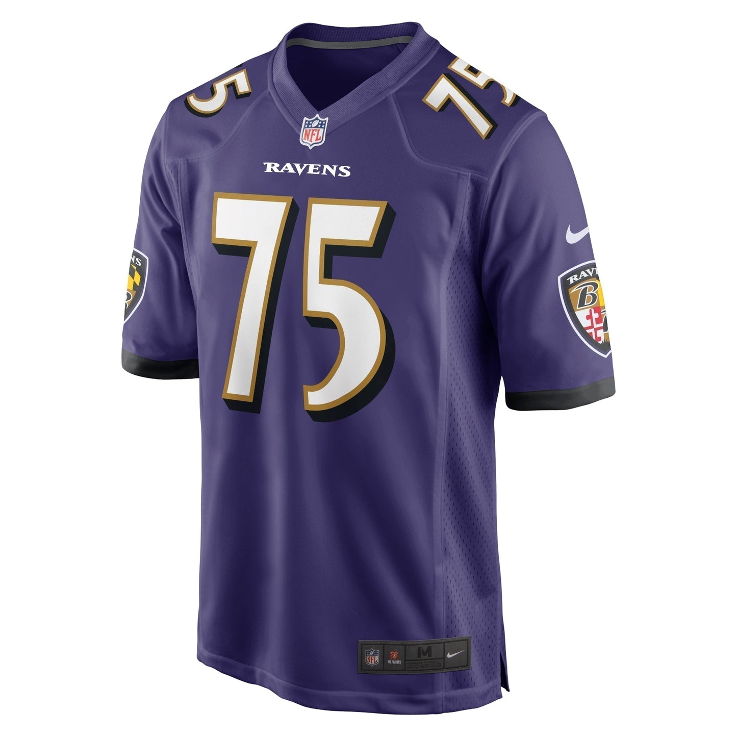 Jonathan Ogden Baltimore Ravens  Retired   Game Jersey - Purple