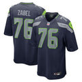 Seattle Seahawks Grey Zabel  College Navy 2025 NFL Draft First Round Pick Game Jersey