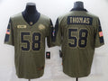 Men's Kansas City Chiefs Derrick Thomas Brown Game Jersey