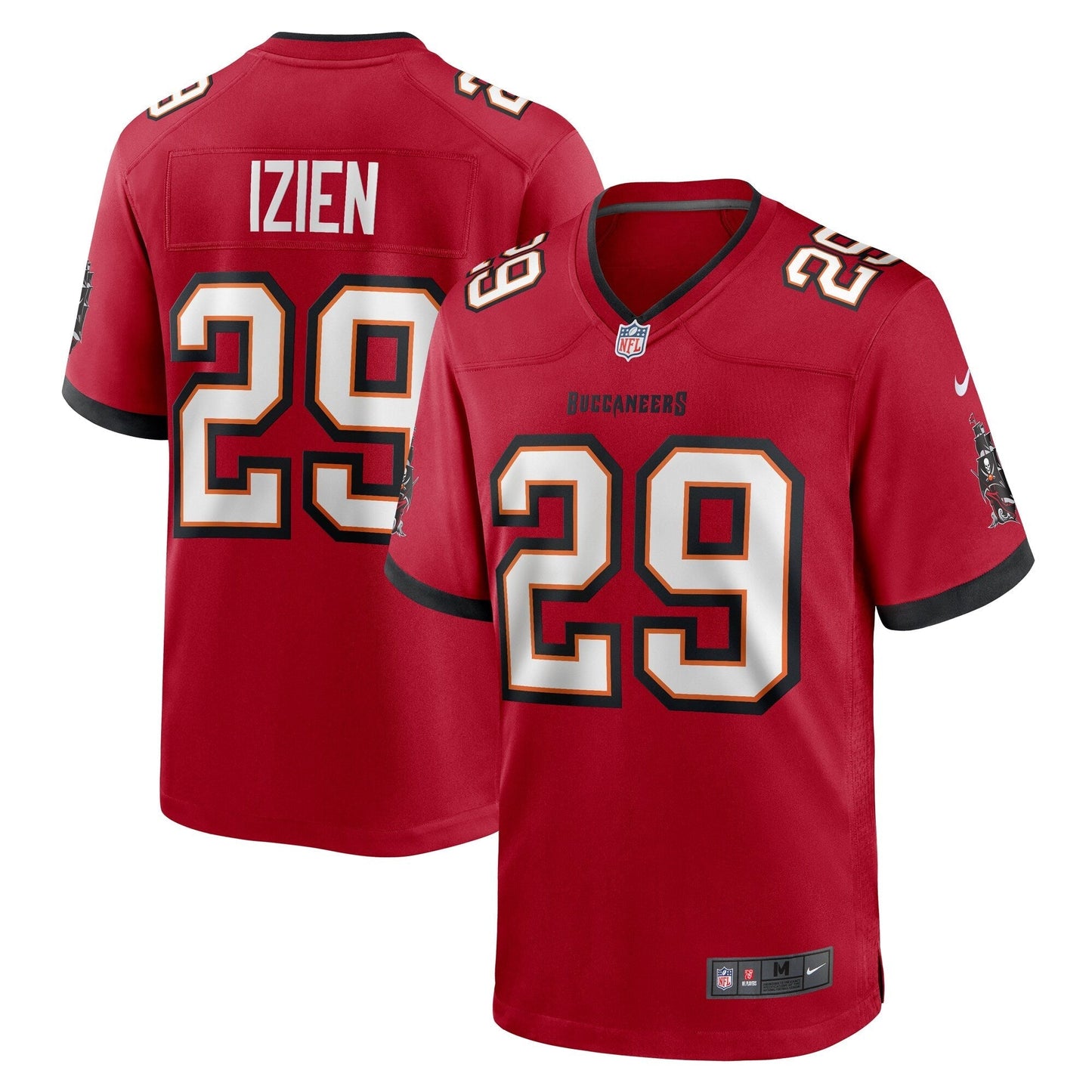 Tampa Bay Buccaneers Christian Izien Red Game Jersey
