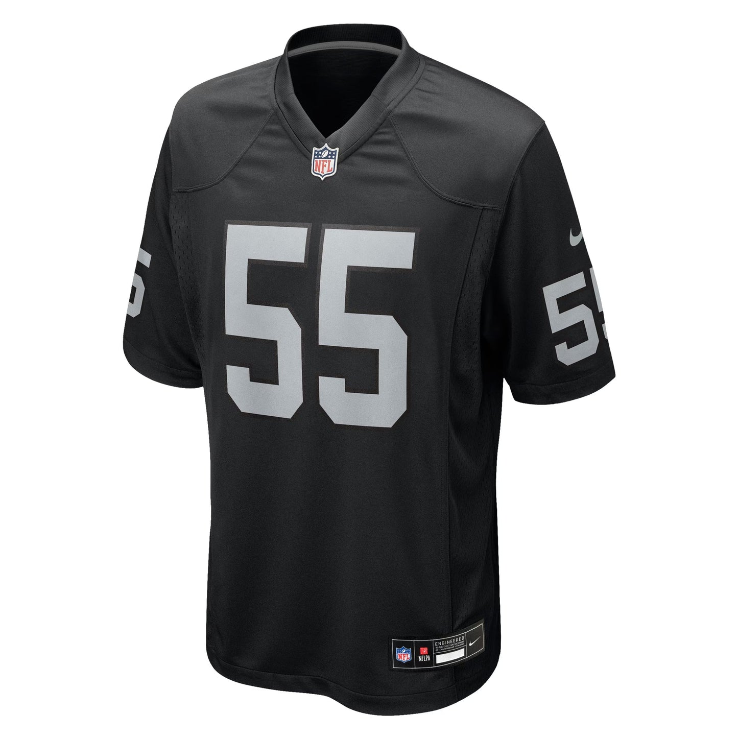 Las Vegas Raiders Cody Lindenberg Black Team Game Jersey