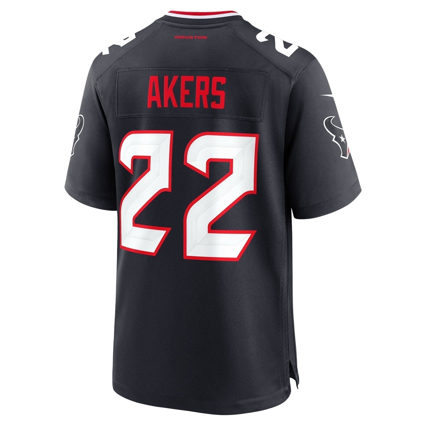 Cam Akers Houston Texans  Team Game Jersey -  Navy
