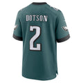 Philadelphia Eagles Jahan Dotson Midnight Green Team Game Jersey