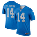 Detroit Lions Amon-Ra St. Brown Blue Legend Player Performance Top