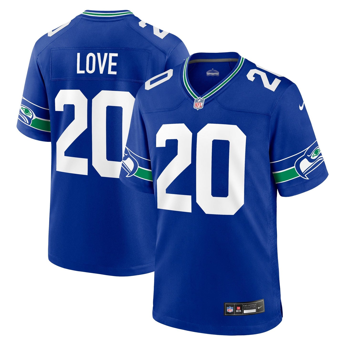 Seattle Seahawks Julian Love Royal Alternate Game Jersey