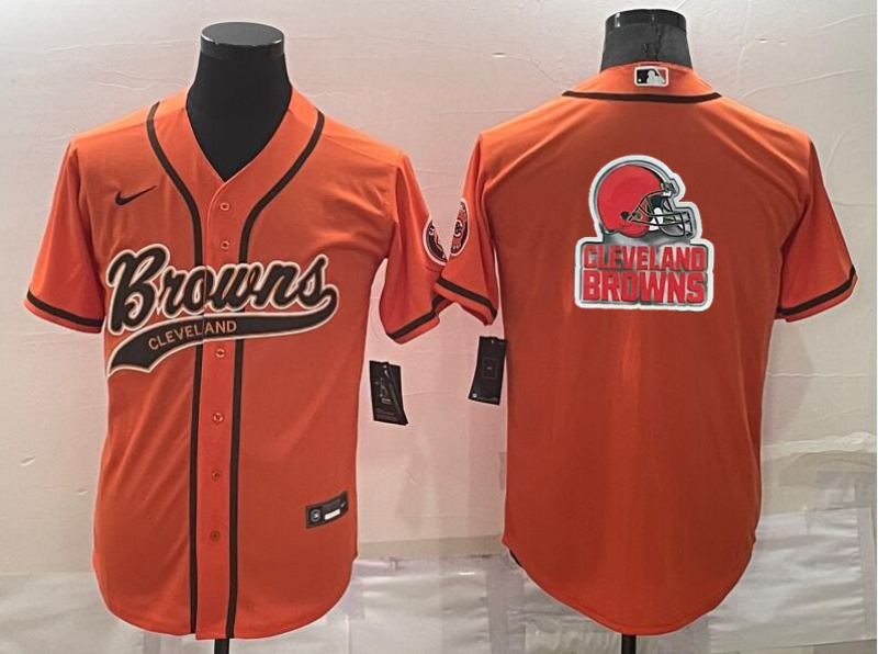 Men's Cleveland Browns Orange Game Jersey1