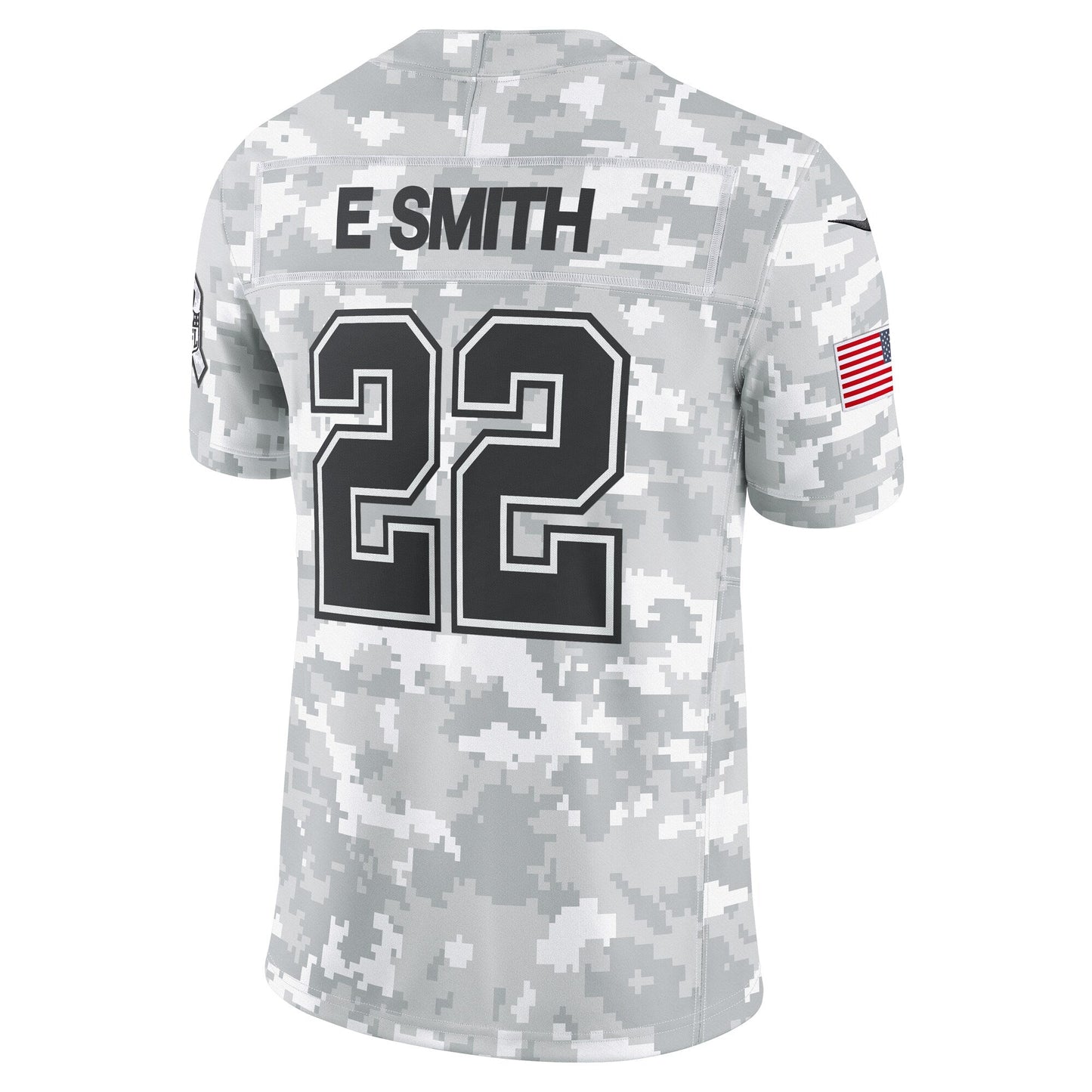 Emmitt Smith Dallas Cowboys  2024 Salute to Service Retired   Limited Jersey - Arctic Camo