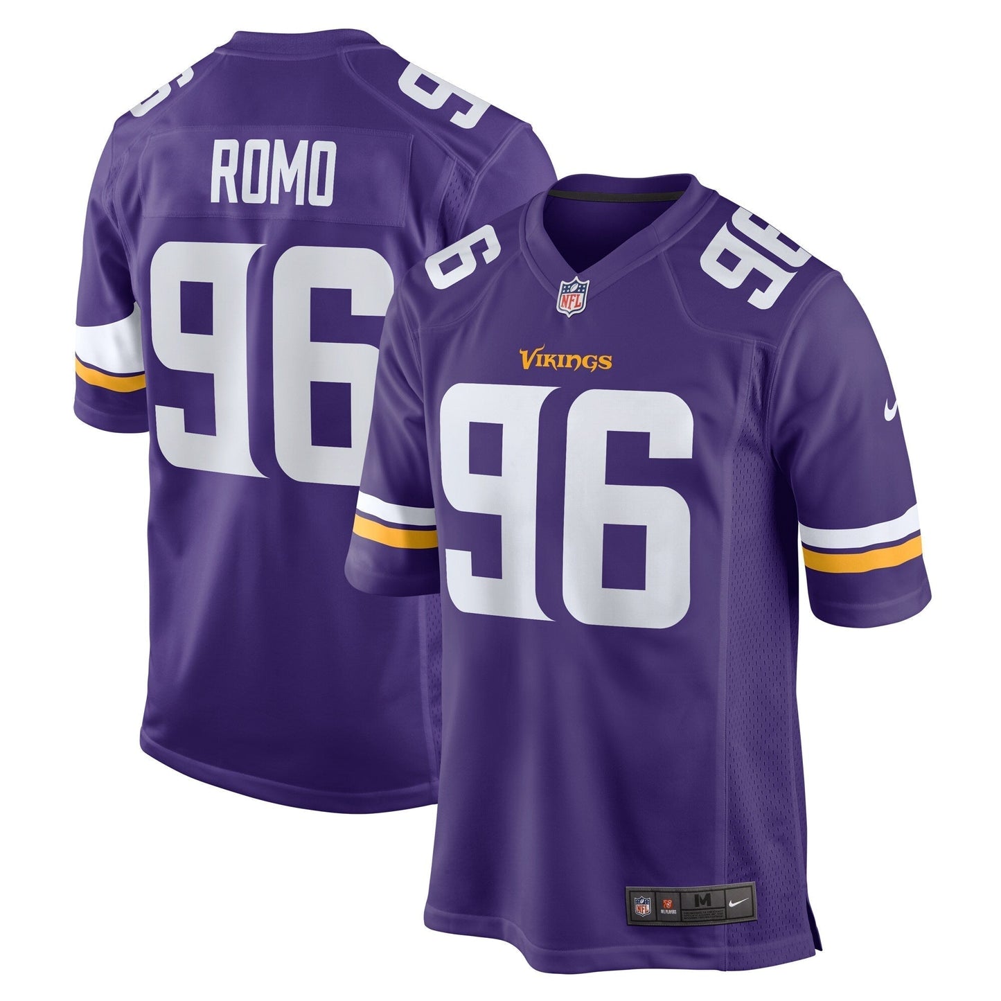 John Parker Romo Minnesota Vikings  Game Jersey -  Purple