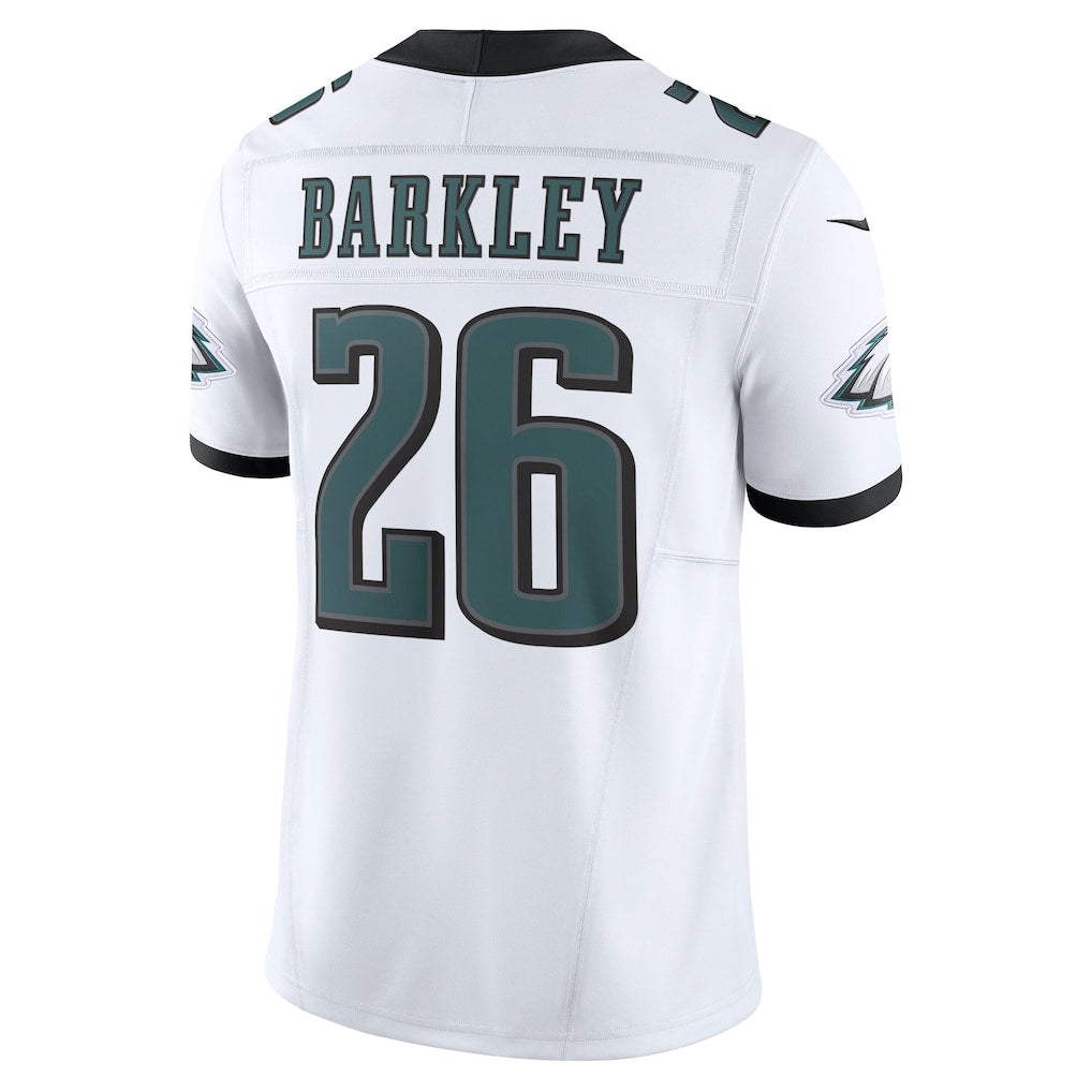 P.Eagles #26 Saquon Barkley White Vapor F.U.S.E. Limited Jersey
